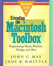 Cover of: Extending the Macintosh Toolbox: programming menus, windows, dialogs, and more