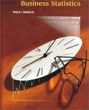 Cover of: Business statistics by Mario F. Triola