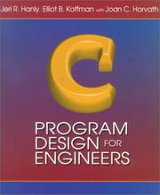 Cover of: C program design for engineers