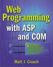 Cover of: Web programming with ASP and COM by Matt J. Crouch