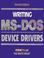 Cover of: Writing MS-DOS device drivers
