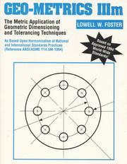 Cover of: Geo-Metrics IIIm | Lowell W. Foster
