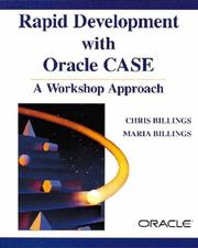 Cover of: Rapid development with Oracle CASE: a workshop approach