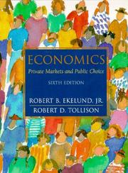 Cover of: Economics by Robert B. Ekelund Jr.
