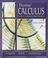 Cover of: Thomas' calculus