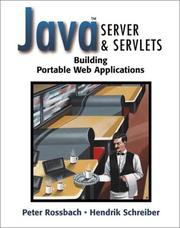 Cover of: Java server and servlets: building portable web applications