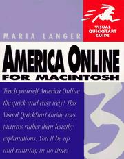 Cover of: America Online 3 for Macintosh by Maria Langer
