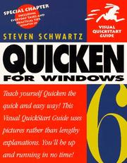 Cover of: Quicken 6 for Windows by Steven A. Schwartz