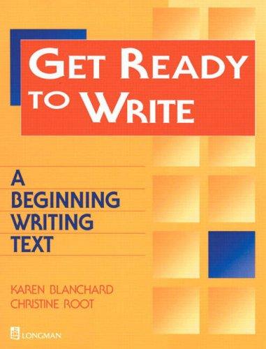 Get ready to write by Karen Lourie Blanchard