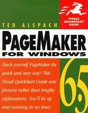 PageMaker 6.5 for Windows by Ted Alspach