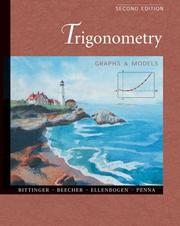 Cover of: Trigonometry by Judith A. Beecher, David Ellenbogen, Judith A. Penna, Judith A. Penna, Beecher