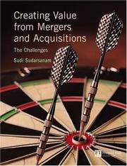 Cover of: Creating Value from Mergers and Acquisitions by Sudi Sudarsanam