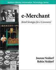 Cover of: e-Merchant: Retail Strategies for e-Commerce