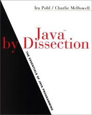 Cover of: Java By Dissection: The Essentials of Java Programming Updated Edition