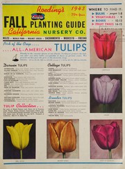 Cover of: Roeding's 1943 fall planting guide, 79th year by California Nursery Co