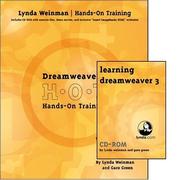 Cover of: Dreamweaver 3 Training Bundle (With CD-ROM) by Lynda Weinman, Garo Green