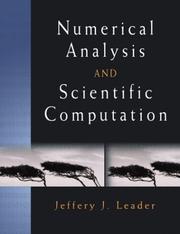 Cover of: Numerical Analysis and Scientific Computation