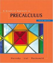 Cover of: A Graphical Approach to Precalculus