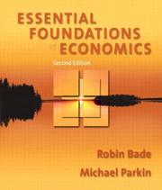 Cover of: Essential foundations of economics