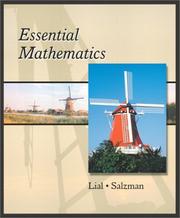 Cover of: Essential Mathematics by Margaret L. Lial, Stanley A. Salzman