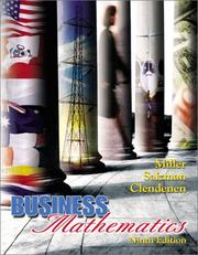 Cover of: Business Mathematics, 9th Edition by Charles David Miller, Gary Clendenen, Stanley A. Salzman