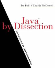 Cover of: Java by Dissection: The Essentials of Java Programming, Updated Edition, JavaPlace Edition