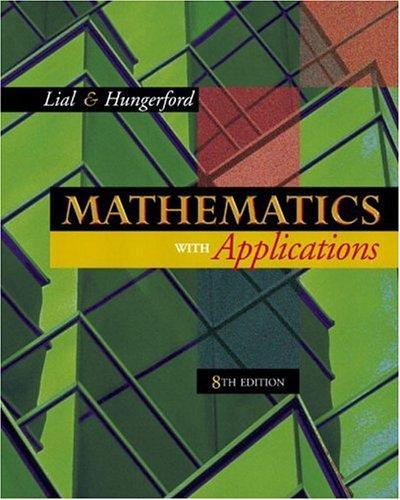 Mathematics with applications by Margaret L. Lial