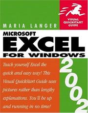 Cover of: Excel 2002 for Windows