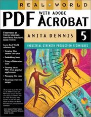 Cover of: Real world PDF with Adobe Acrobat 5