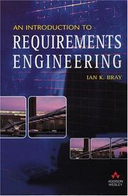 Cover of: An Introduction to Requirements Engineering