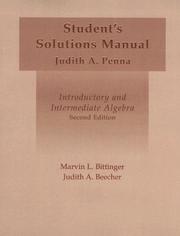 Cover of: Introductory & Intermed Alg: Combined Apprch