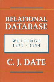 Cover of: Relational database writings, 1991-1994