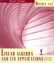 Cover of: Linear Algebra and Its Applications  by David C. Lay