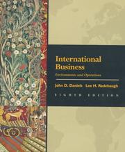 Cover of: International Business by John D. Daniels, Lee H. Radebaugh