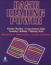 Cover of: Basic reading power by Beatrice S. Mikulecky