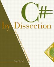 Cover of: C++ by dissection by Ira Pohl