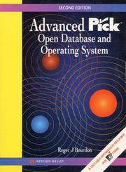 Cover of: Advanced Pick open database and operating system