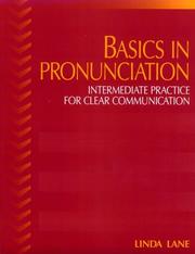 Cover of: Basics in pronunciation: intermediate practice for clear communication
