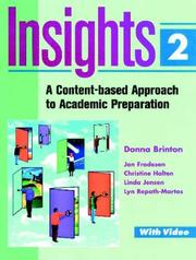 Cover of: Insights 2 by Donna Brinton, Jan Frodesen, Christine Holten, Linda Jensen, Lyn Repath-Martos