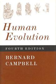 Human evolution by Bernard Grant Campbell