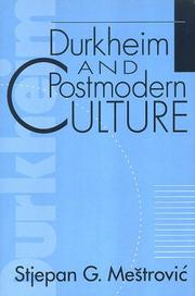 Cover of: Durkheim and postmodern culture