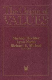 Cover of: The Origin of Values (Sociology and Economics) by 