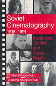 Cover of: Soviet cinematography, 1918-1991 by Dmitry Shlapentokh