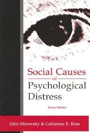Cover of: Social Causes of Psychological Distress (Social Institutions and Social Change)