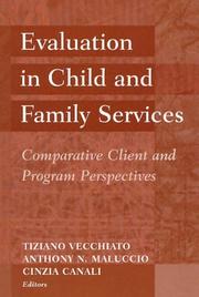 Cover of: Evaluation in Child and Family Services: Comparative Client and Program Perspectives (Modern Applications of Social Work)