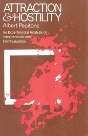Cover of: Attraction and Hostility | Albert Pepitone