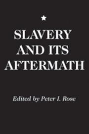 Cover of: Slavery and its Aftermath