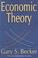 Cover of: Economic Theory
