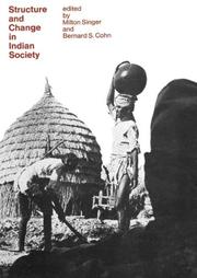 Cover of: Structure and Change in Indian Society by Bernard Cohn