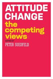 Cover of: Attitude Change by Peter Suedfeld